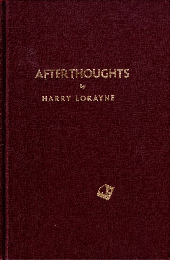 Afterthoughts