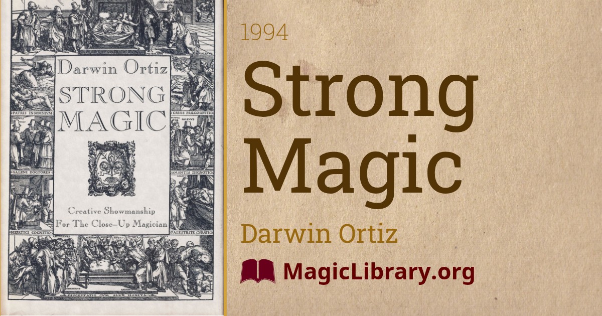 Jake Strong Magic Strong Magic • MagicLibrary.org