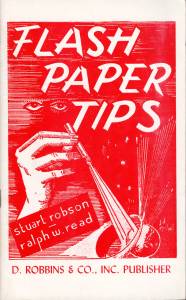 Cover Image for Flash Paper Tips