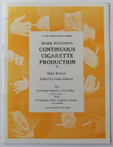Cover Image for Mark Weston's Continuous Cigarette Production