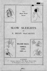 Cover Image for Slow Sleights