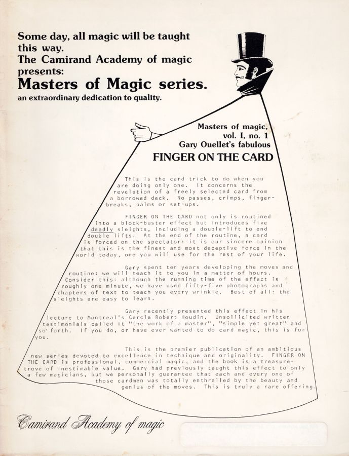 Cover Image for Finger on the Card