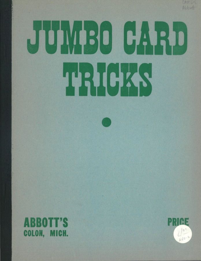 Jumbo Card Tricks