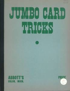 Cover Image for Jumbo Card Tricks