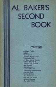 Cover Image for Al Baker's Second Book