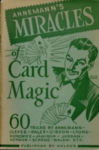 Cover Image for Annemann's Miracles of Card Magic