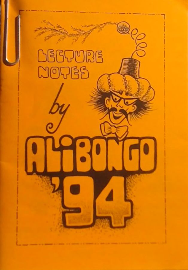 Lecture Notes by Ali Bongo '94