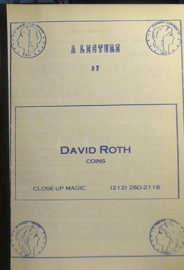 A Lecture by David Roth