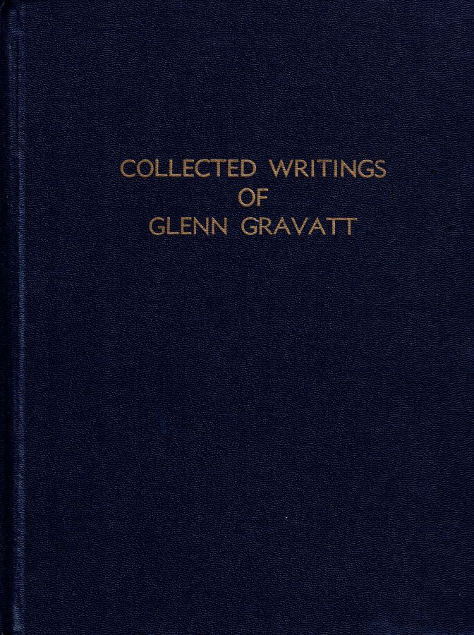 Collected Writings of Glenn Gravatt