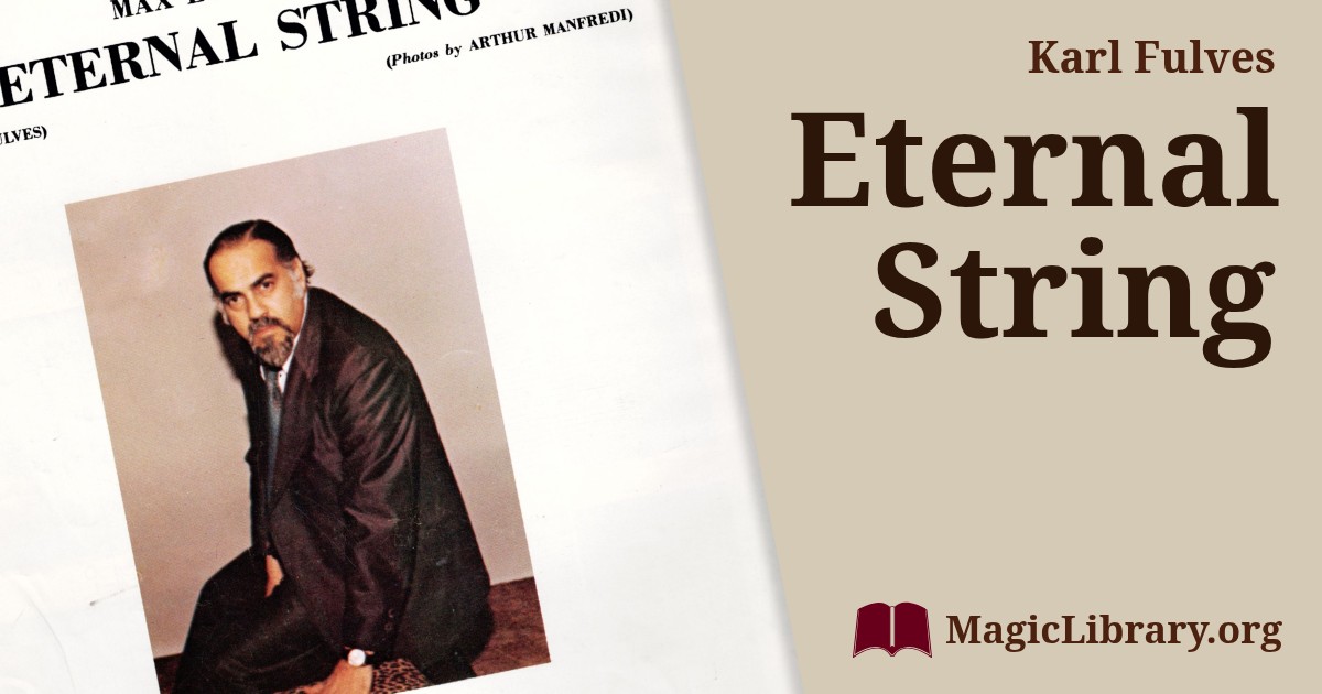 Magicians String Eternal String • MagicLibrary.org