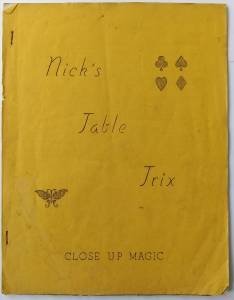 Cover Image for Nick's Table Trix