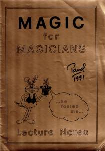 Cover Image for Magic for Magicians