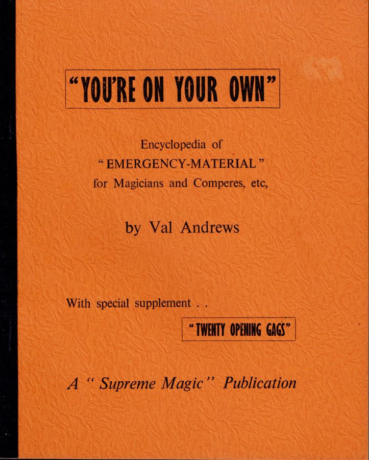 You're On Your Own