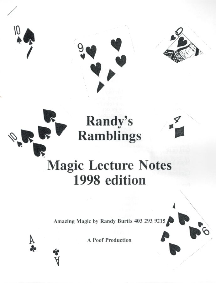 Randy's Ramblings