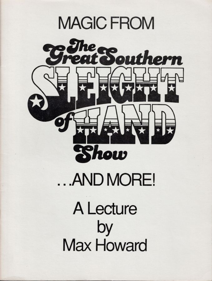 Magic From The Great Southern Sleight of Hand Show