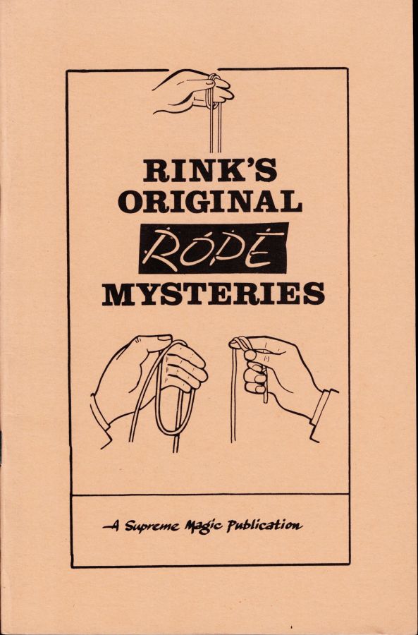 Rink's Original Rope Mysteries