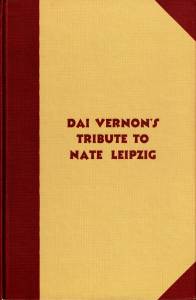 Cover Image for Dai Vernon's Tribute to Nate Leipzig